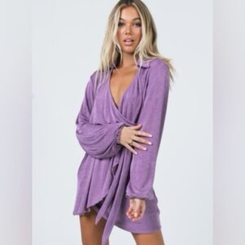 Princess Polly Purple Party Time Mini Dress